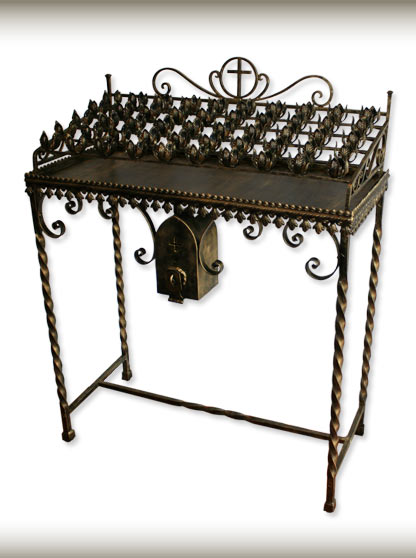 Restored church altar