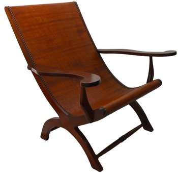 Restored recliner chair